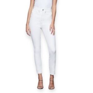 Good‎ American Good Curve Skinny Crop Jeans, Ecru, Size 6, New with tag
